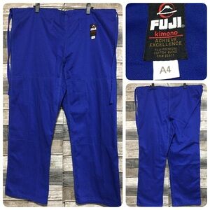 Fuji Kimono Jiu Jitsu MMA BJJ Pants Men’s A3 straight fit Blue (Inseam 29)